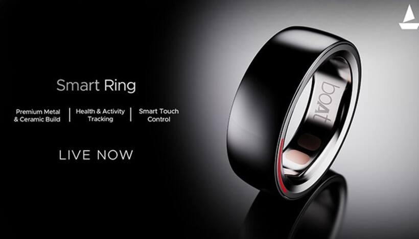 boAt Ring with health features, music and camera controls launched; Check its specs, price & other details