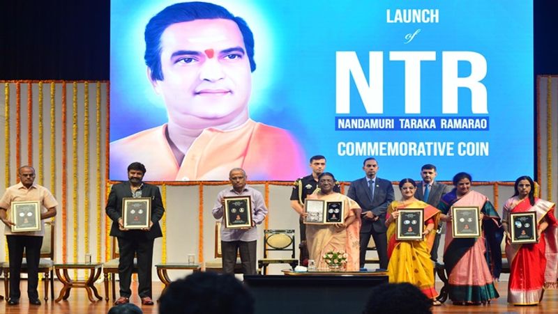 President Of India Droupadi Murmu Released NTR Rs 100 Coin smp