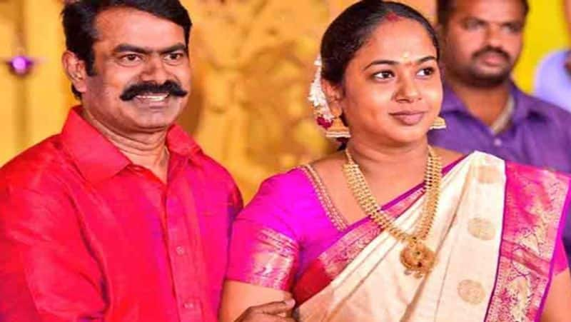 My wife is not worried about Vijayalakshmi complaint,,, Seeman tvk