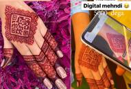 raksha bandhan 2023 viral digital mehndi scan qr code send money see video kxa 