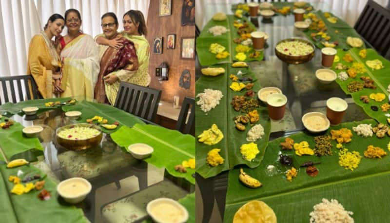 Onam 2023 Malaika Arora onam sadhya azn