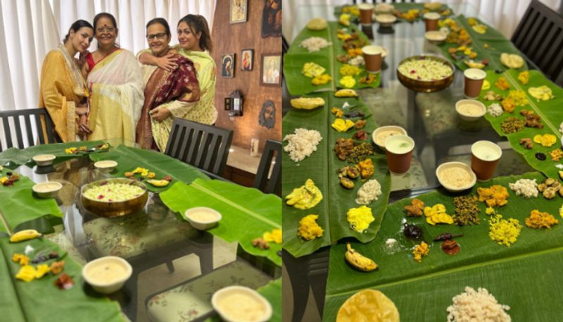 Onam 2023 Malaika Arora onam sadhya azn