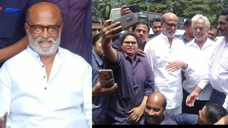 Rajinikanth surprise visit to Bengaluru BMTC Depot in Jayanagar gan