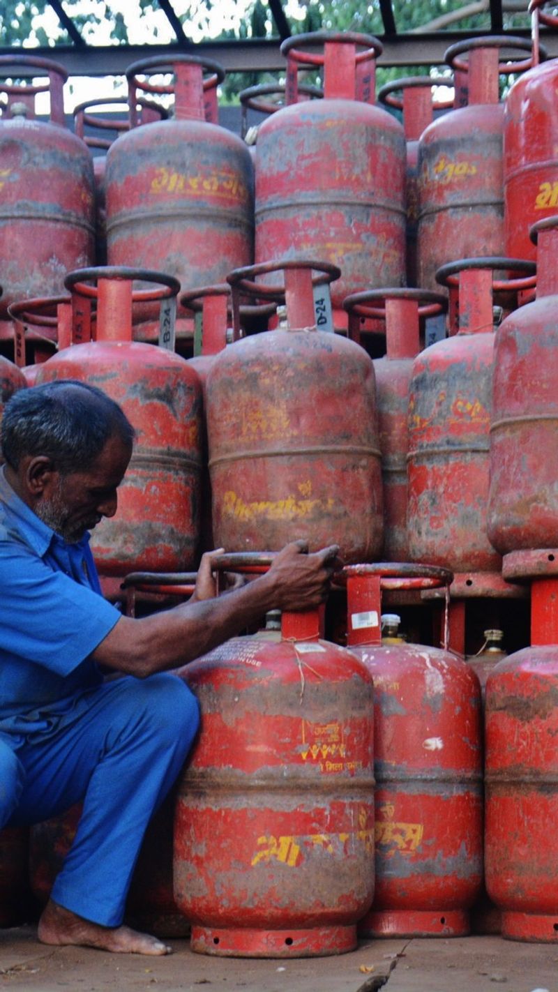 rumours sparks as mahalakshmi beneficiaries identifying women making beeline to lpg distribution centres kms