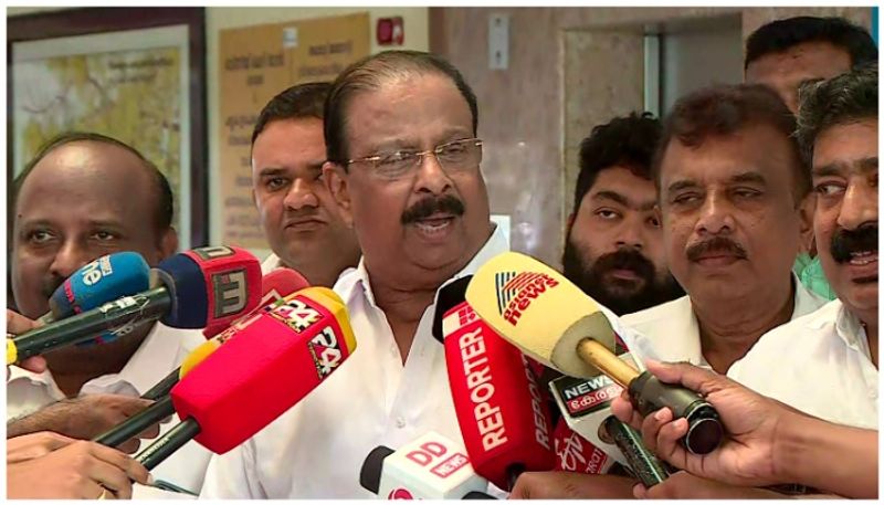 CBI enquiry will demand in Vandipperiyar case': K Sudhakaran fvv