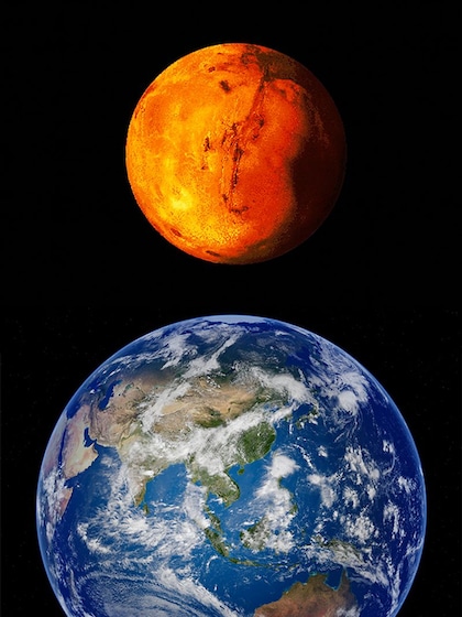 Earth to Mars: 8 planets, length of Day in each counted in hours