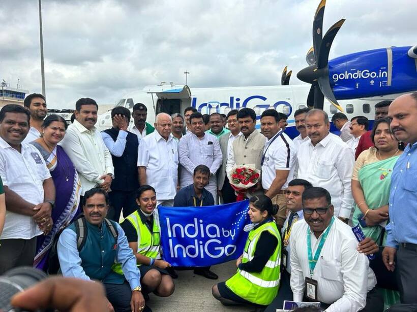 Shivamogga airport begins operations six months after inauguration by PM Modi