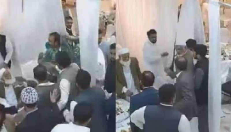 aggressive fight during wedding over mutton biriyani rlp