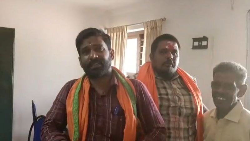 3 persons asking a donation for vinayagar chaturthi at christian college in kanyakumari video goes viral vel