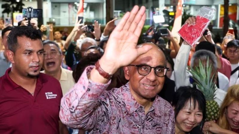 Tamil-origin leader Tharman Shanmugaratnam wins Singapore's presidential polls- rag