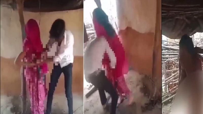 rajasthan man thrashes strips wife on camera naked parade arrested after video goes viral ash