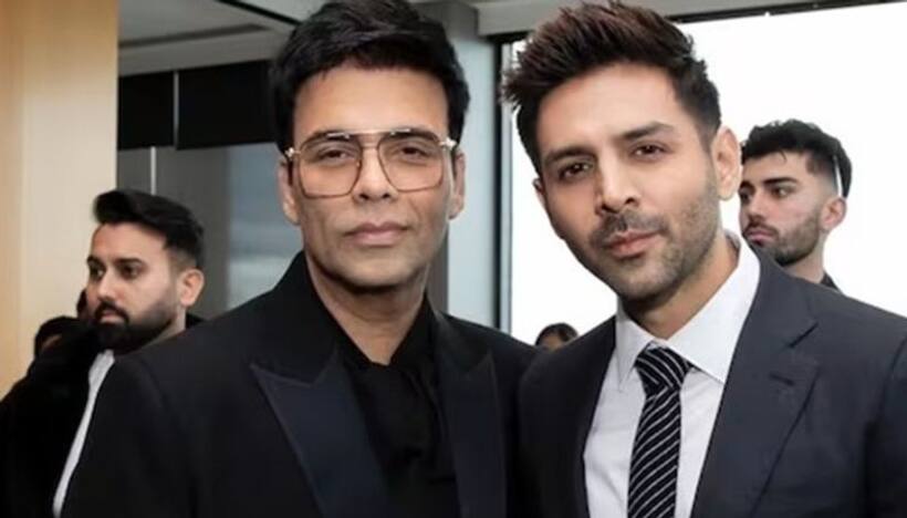 Is Karan Johar collaborating with Kartik Aaryan for new project?