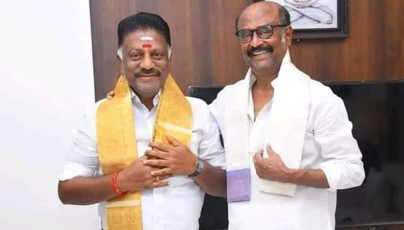 Ex Chief Minister O Panneer Selvam met super rajinikanth in his poes garden house ans