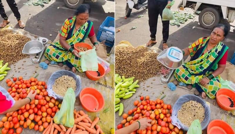 hilarious idea of a vegetable seller going viral hyp