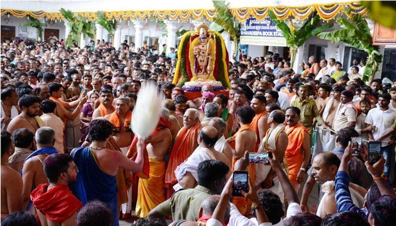 Raghavendra Swami's 403rd Coronation Mahotsava Held  in Mantralayam grg 