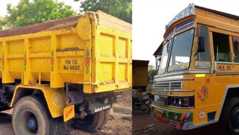 22 power poles were knocked over by a tipper truck