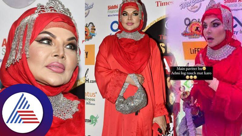 Rakhi Sawant gets angry when a fan tries to touch her suc