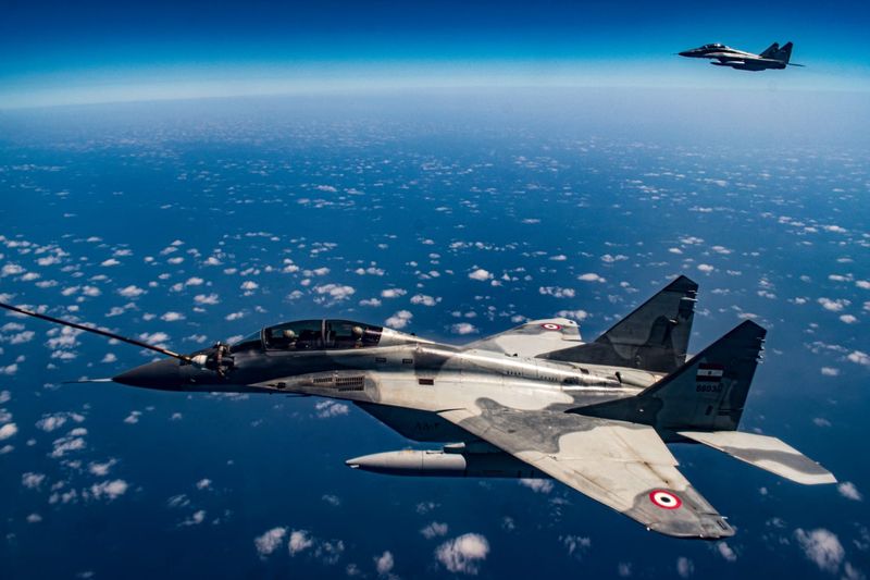 Indian Air Force's Mid-Air Assist To Egyptian Jet During Training sgb