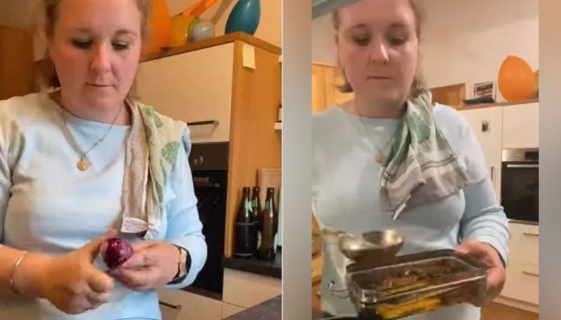 german woman cooks for indian husband the video going viral hyp