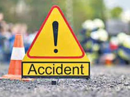 RTC bus overturns, two killed, telangana - bsb