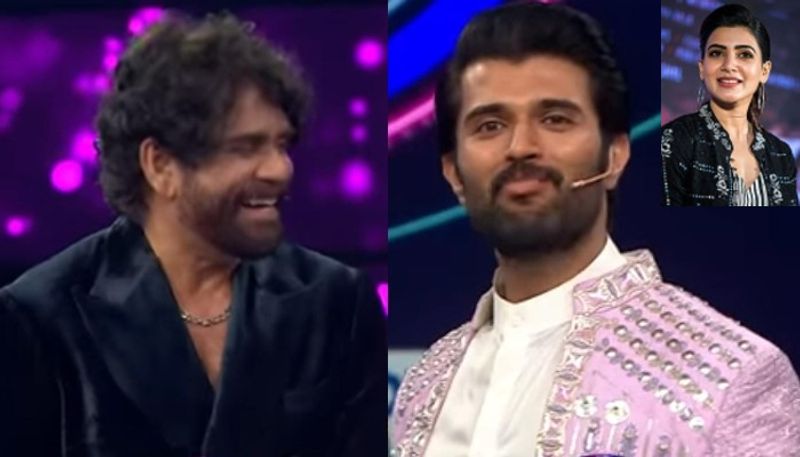 Akkineni Nagarjuna  Asked  Vijay Deverakonda About  Samantha NSK