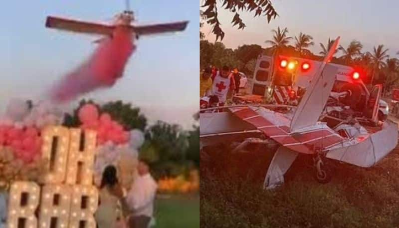 Pilot killed as plane crashes at gender reveal party Mexico SSM