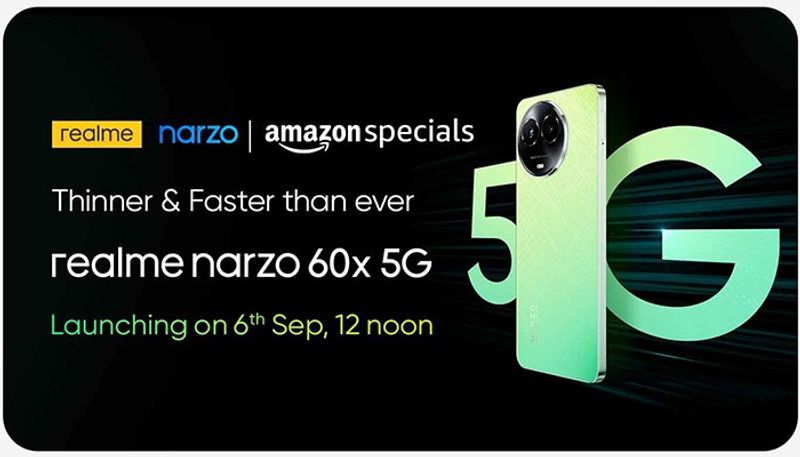 Realme Narzo 60x 5G to launch in India on September 6 Here is what we know so far gcw