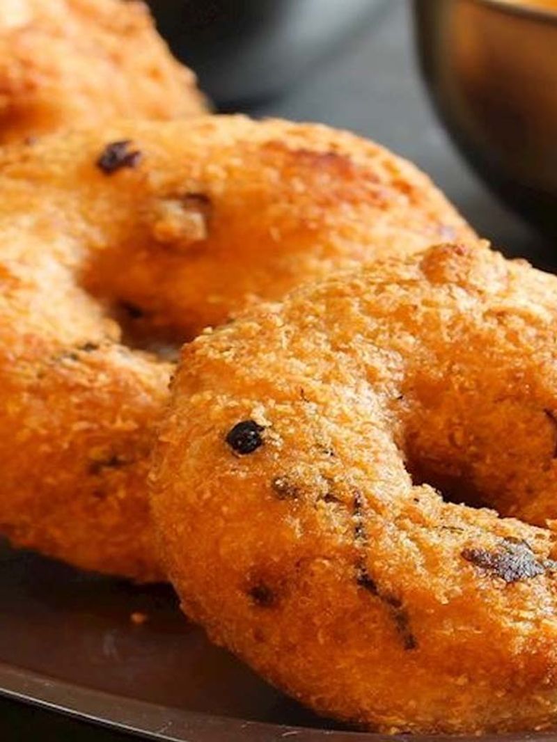 instant medu vada leftover rice vada recipe in tamil mks