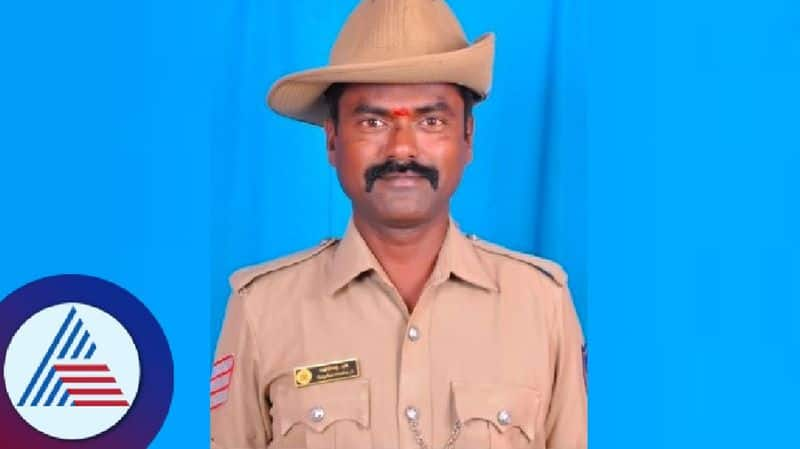 Police personnel died of heart attack in hospet bellary rav