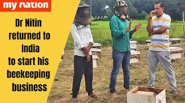 Resigning from his international jobs Dr Nitin returned to India to establish his beekeeping business iwh