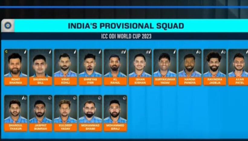 ICC ODI World Cup 2023: భారత జట్టును ప్రకటించిన బీసీసీఐ.. కెఎల్ రాహుల్ కు చోటు, తిలక్ వర్మకు మొండిచేయి..