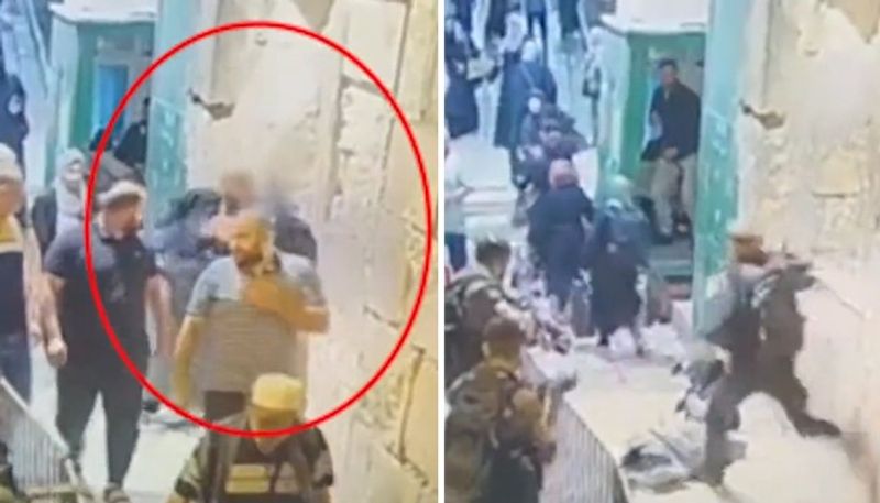 Caught on camera: Woman terrorist stabs Israeli policeman in Jerusalem; officer recounts attack (WATCH) snt