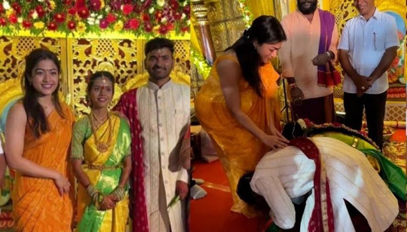 actress rashmika mandanna attend her Assistant's Wedding nrn