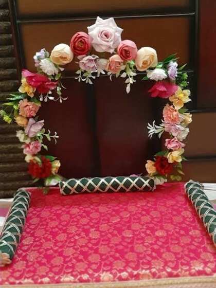 झूला बनाने में लेस का करें प्रयोग