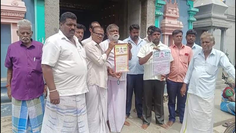 social activists protest against sundara vinayagar temple management members for corruption in ranipet district vel