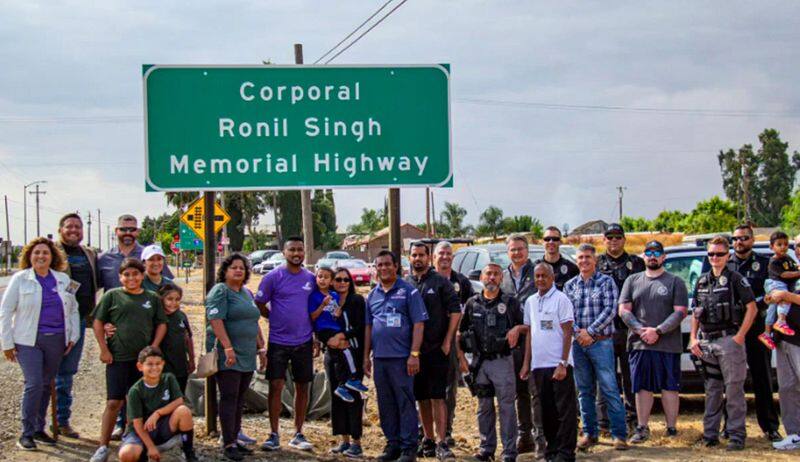 Highway stretch in California named after Indian-origin cop Ronil Singh who was shot dead in 2018 snt