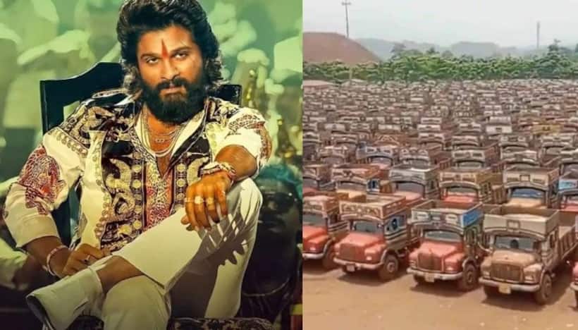 Pushpa 2 : ‘పుష్ప2’ సెట్స్ లో వందలకొద్ది లారీలు.. సుకుమార్ గట్టిగానే ప్లాన్ చేశారుగా.. వీడియో వైరల్