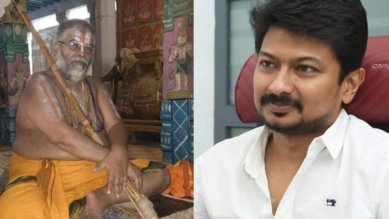 mannargudi jeeyar challenge to Minister udhayanidhi stalin tvk