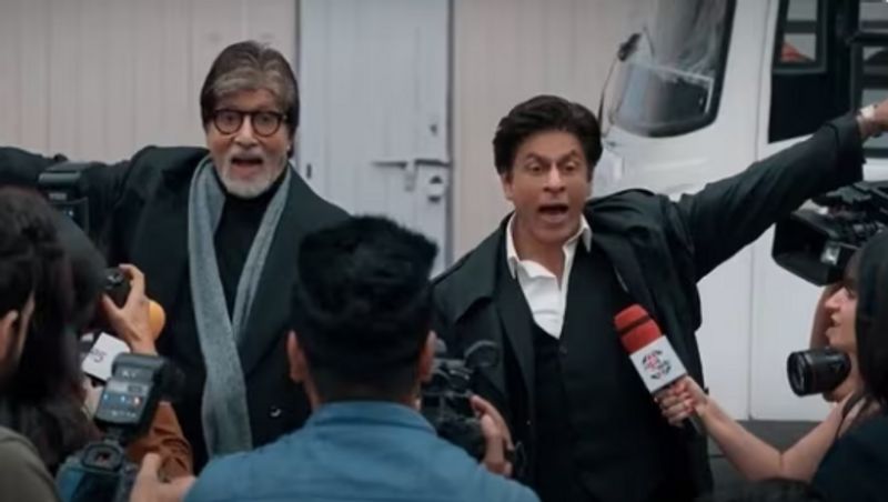 Shah Rukh Khan Amitabh Bachchan reunite for masala ad mention Alia Bhatt name vvk