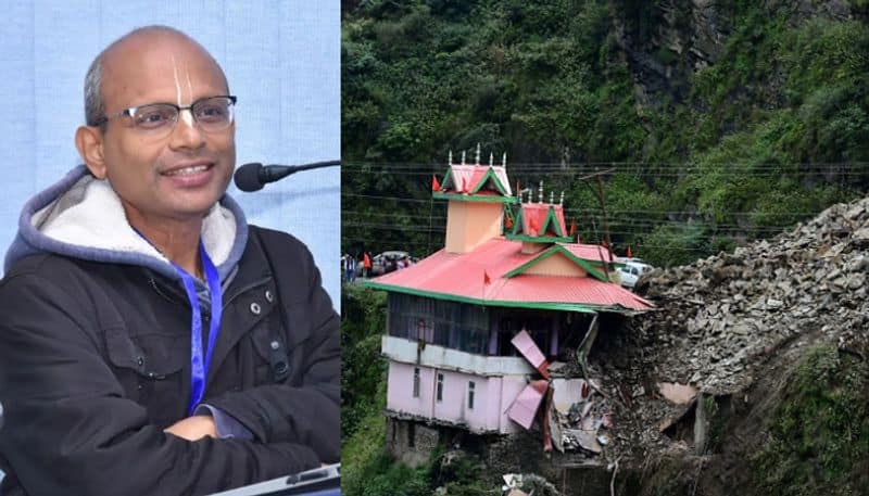 Landslides cloudbursts in Himachal because people eat meat says  IIT Mandi director Laxmidhar Behera etj