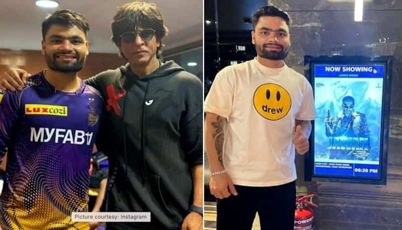 cricket IPL 2024: Shah Rukh Khan's heartwarming gesture towards KKR's Rinku Singh amid media frenzy (WATCH) osf