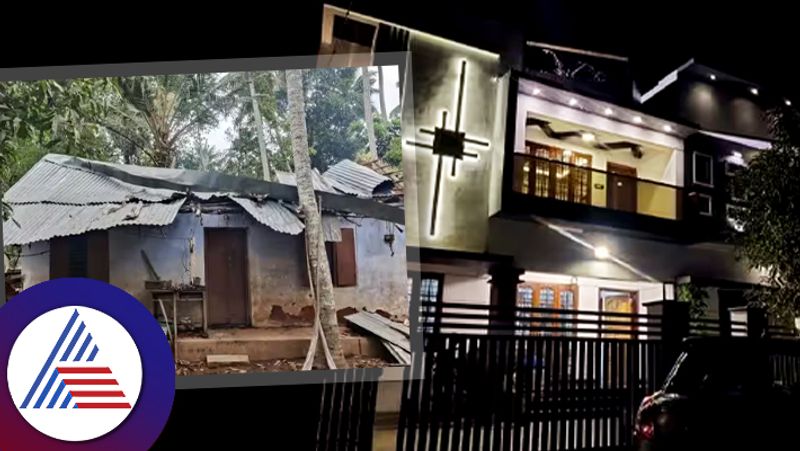 civil servant shows his progress from one room thatched house to sprawling bungalow ash