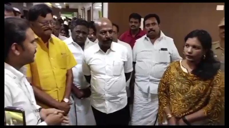 tamil nadu health department minister ma subramanian inspect theni government college hospital