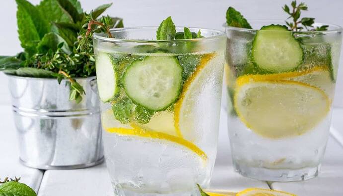 Cucumber and Mint Water