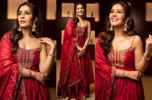 Raashi Khanna: అందాలన్నీ పోగేసి కుర్రాళ్లపై కుమ్మరించిన రాశి ఖన్నా... ఆ నవ్వుకు నరాలు జివ్వు!