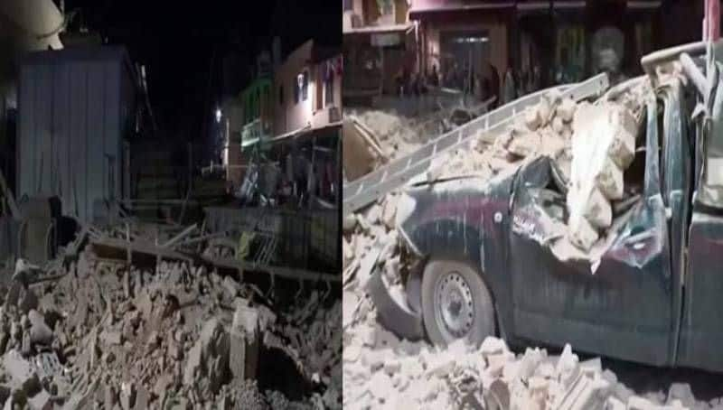 Powerful 6.8 magnitute earthquake strikes Morocco.. 296 people died.. Shocking video.. Rya