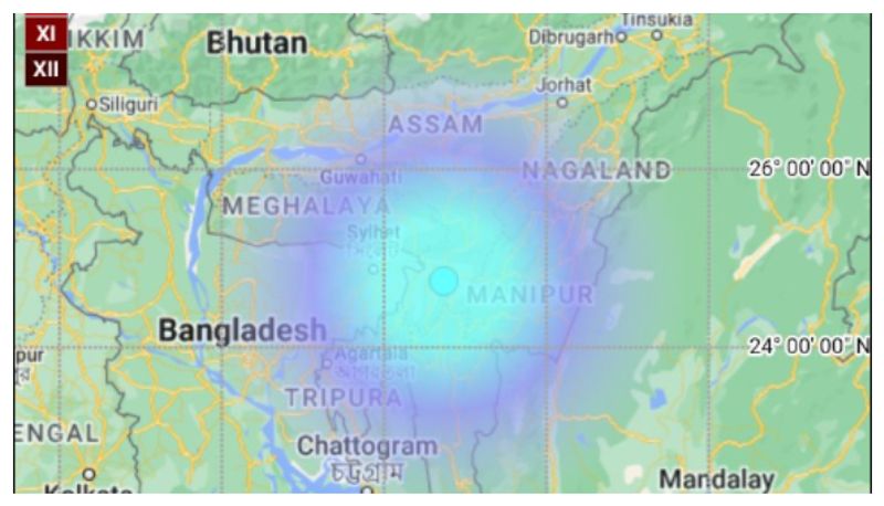 Earthquake of magnitude 4.4 hits Tripura joy