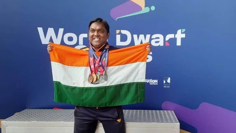 Paralympic Athlete Mark Dharmai Becomes 1st Indian To Win Gold At World Dwarf Games-rag