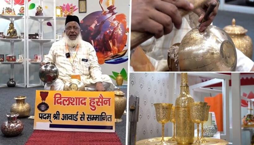 G20 Summit: Padma Shri Dilshad Hussain thanks PM Modi for bringing global recognition to brass nakashi (WATCH)