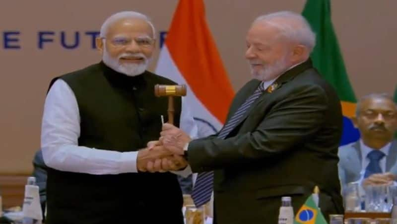 PM Modi officially hands over the gavel of G20 Presidency to Brazil smp